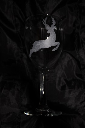 verre a pied cerf